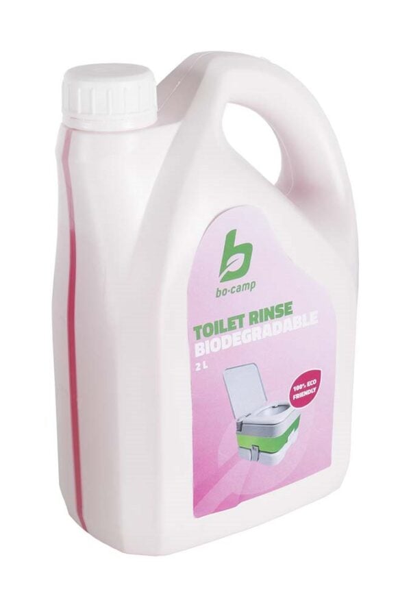 Toilet fluid rinse