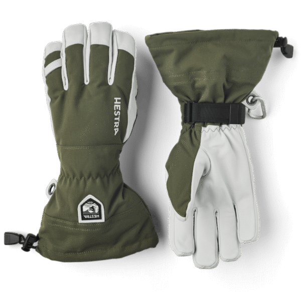 Army Leather Heli Ski 5 finger